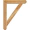 Ekena Millwork Traditional Craftsman Rough Sawn Bracket w/ Offset Brace, Western Red Cedar, 6"W x 28"D x 36"H BKT0604X28X36TRA04RWR - alternate 3